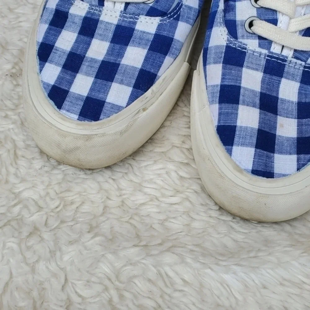 SeaVees for J. Crew‎  Gingham Legend  plaid sneakers 6